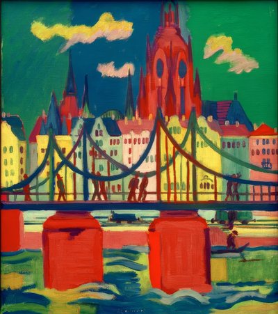 The Frankfurt Cathedral by Ernst Ludwig Kirchner